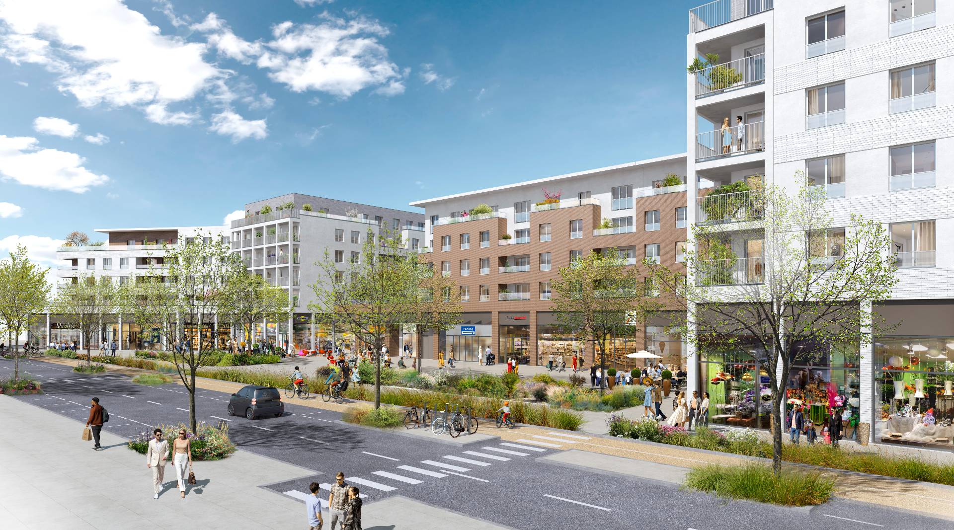 requalification entrées de ville exemple Drancy 1