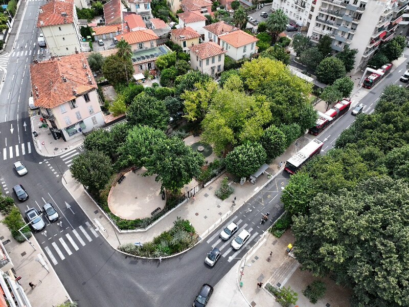 revegetaliser villes France Photo Aerienne Goiran